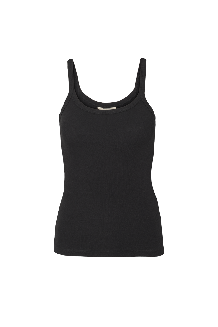 Basic Apparel Ludmilla Strap Top Toppe 001 Black